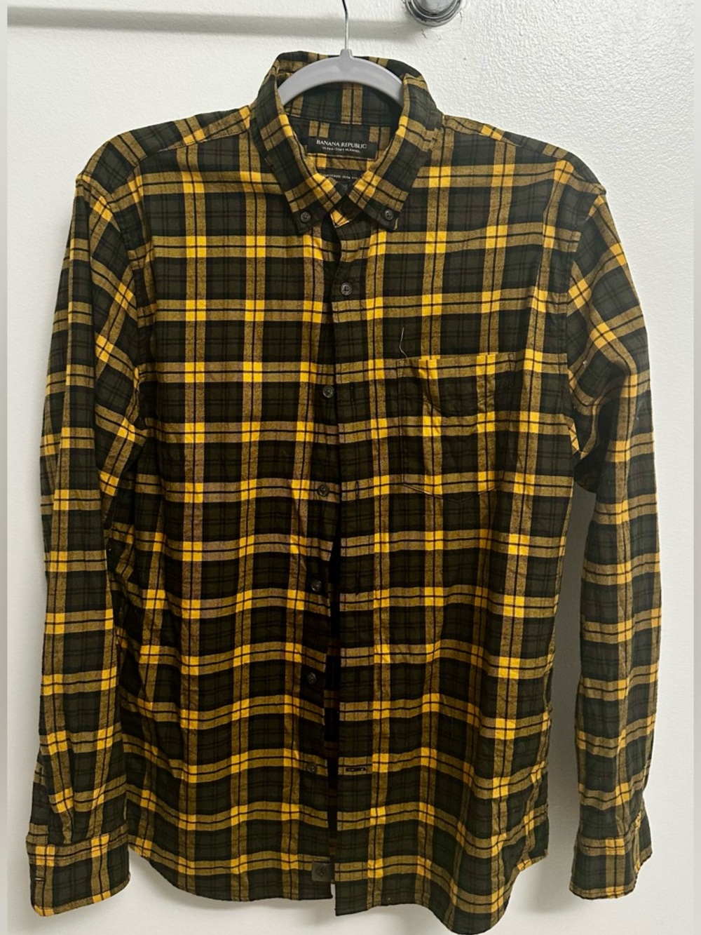 Vintage Banana Republic Ultra-Soft Untucked Slim Fit Flannel